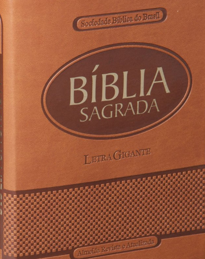 Biblia ARA Marrom Letra Gigante