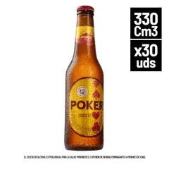 POKER BOTELLA 330 ML  X 30 UN