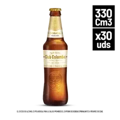 Cerveza Club Colombia Dorada Retornable 330cm3 x30 uds