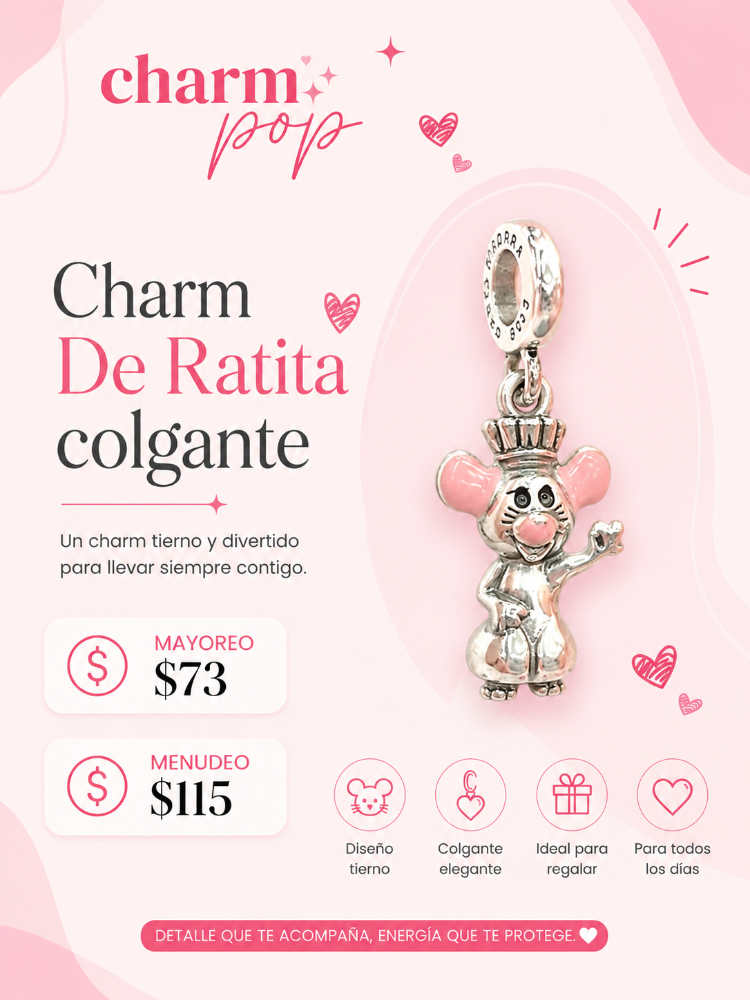 CHARM DE REMMY DE RATATOUILLE COLGANTE CHEFCITO