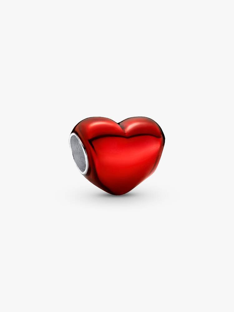 CHARM CORAZON ROJO METALICO