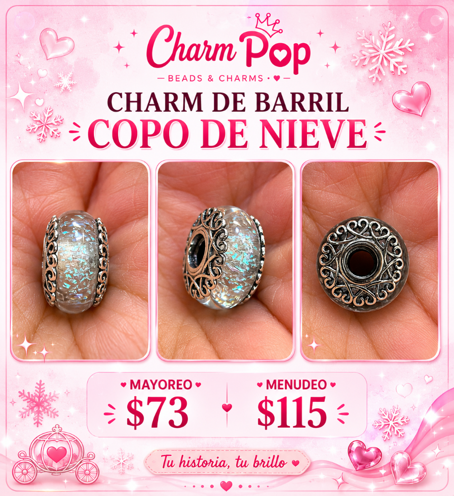 CHARM BARRIL COPO DE NIEVE