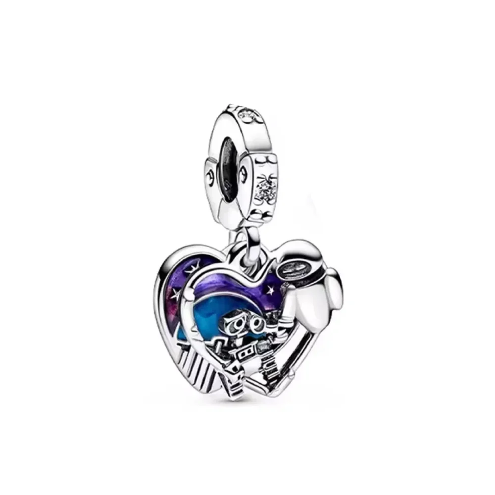 CHARM DE CORAZON WALL-E Y EVA