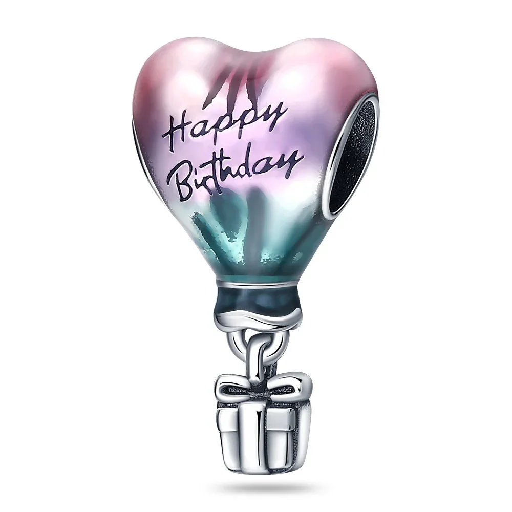 CHARM DE GLOBO AEROSTATICO FELIZ CUMPLEAÑOS