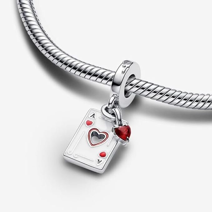 CHARM DE CARTA AS REINA DE CORAZONES