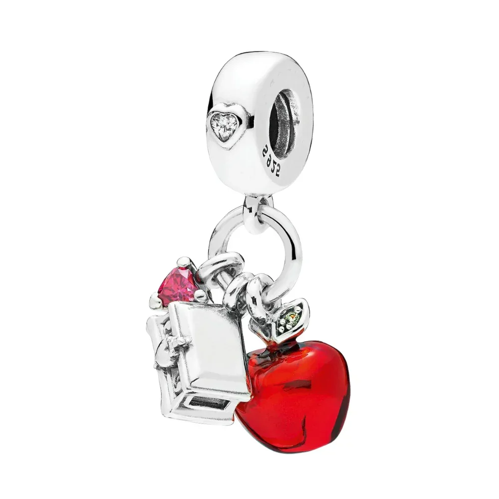 CHARM DE COFRE, MANZANA Y CORAZON