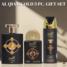 EST. LATTAFA AL QIAM GOLD  3 PZA GIFT SET