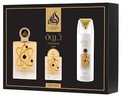 EST. LATTAFA THARWAH GOLD 3 PZA GIFT SET