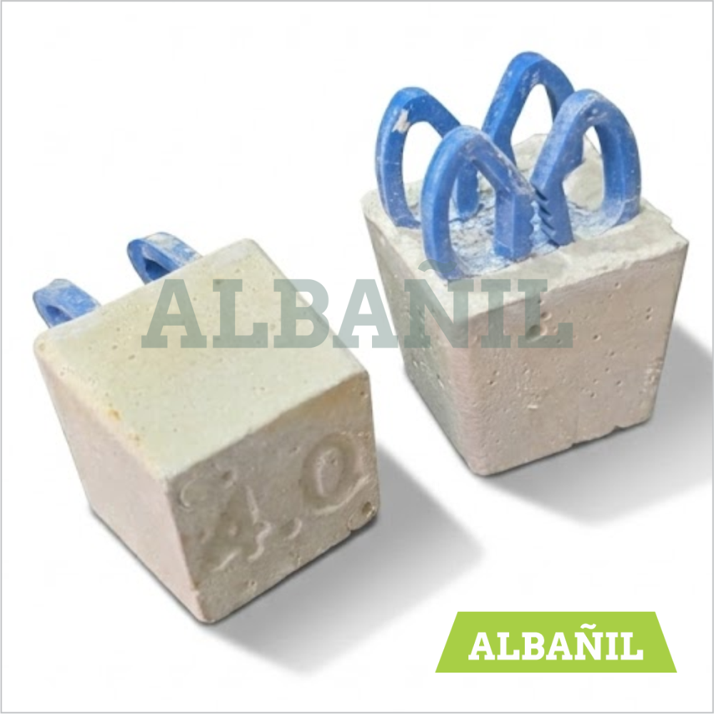Dado de concreto de 4.00 cm