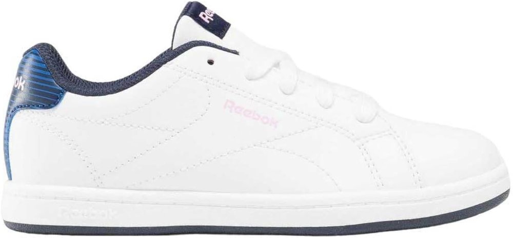 100205225 Zapatillas Urbanas Reebok Blancas con Azul y letras rosadas