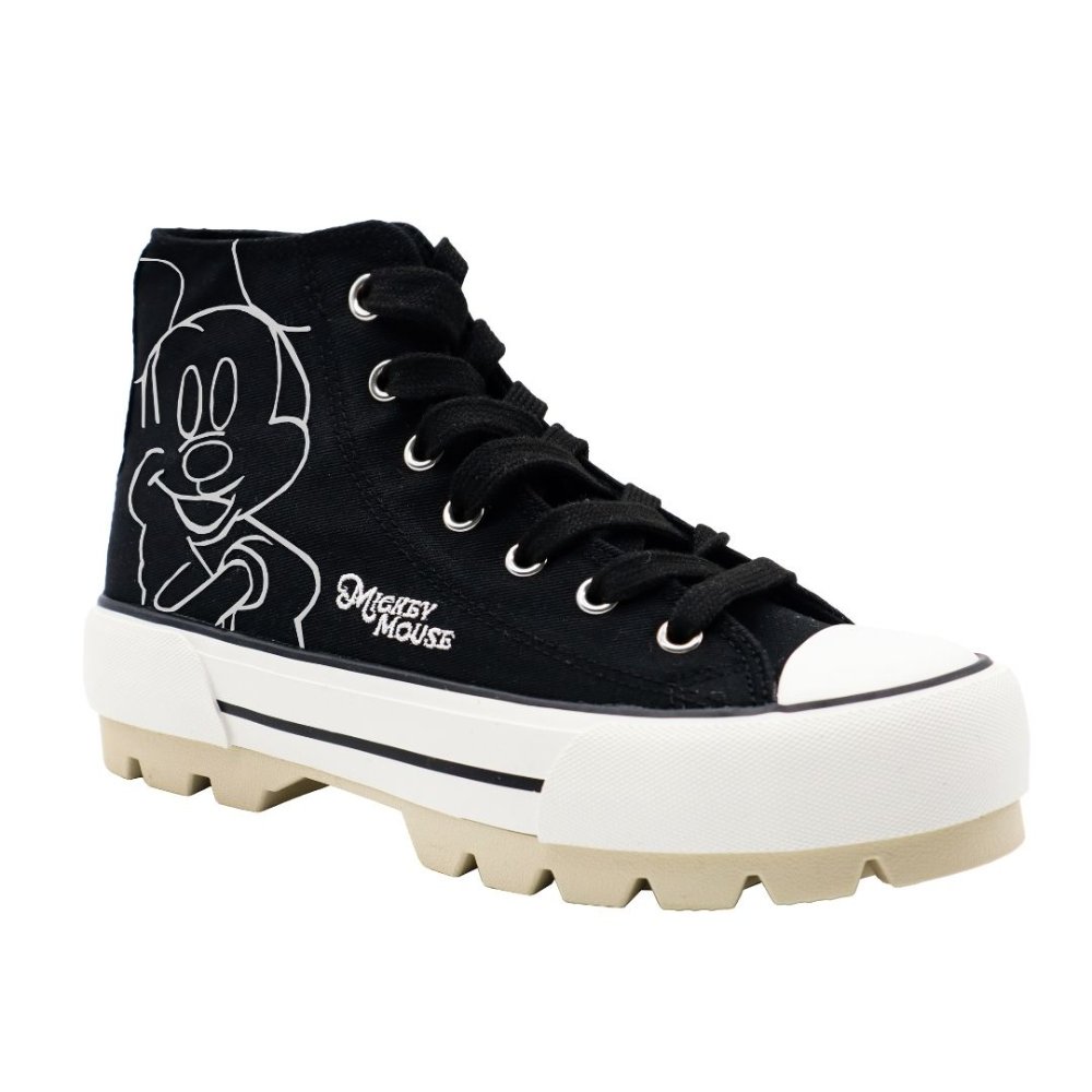 2KY044 BOTIN MICKY MOUSE NEGRO