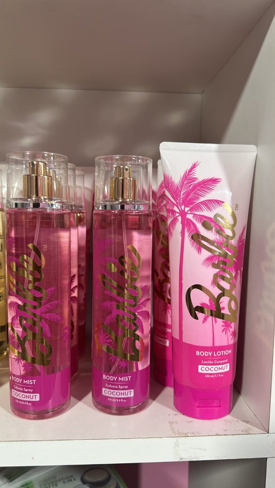 Colonia y crema corporal barbie