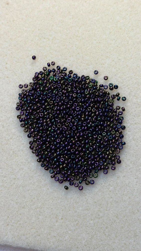Mostacilla Checa # 10 Morado Tornasol