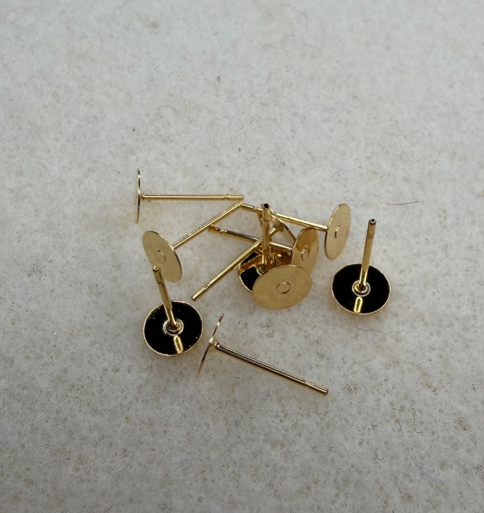 Poste plano 6mm - 5 pares - rodio