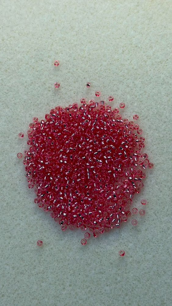 Mostacilla Checa # 10 Rosa Cristal 1