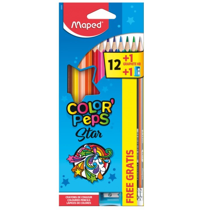 LAPICES COLORGRAF 12LGO MAPED