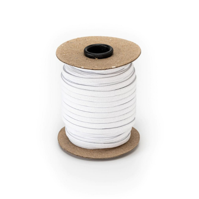 ELASTICO DE POLIESTER 10 MM BLANCO X METRO