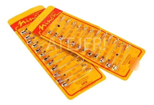 ALFILERES DE GANCHO BLISTER SURTIDO X12U