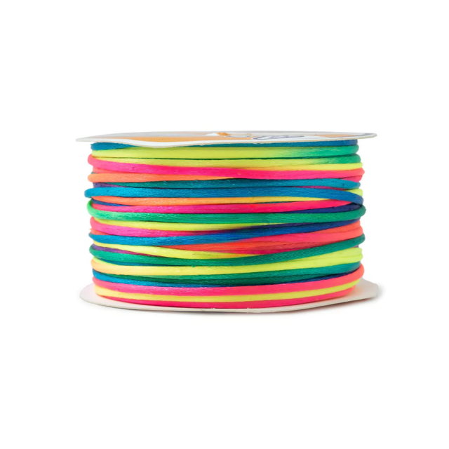 CORDON FLUO MULTICOLOR 3MM X METRO