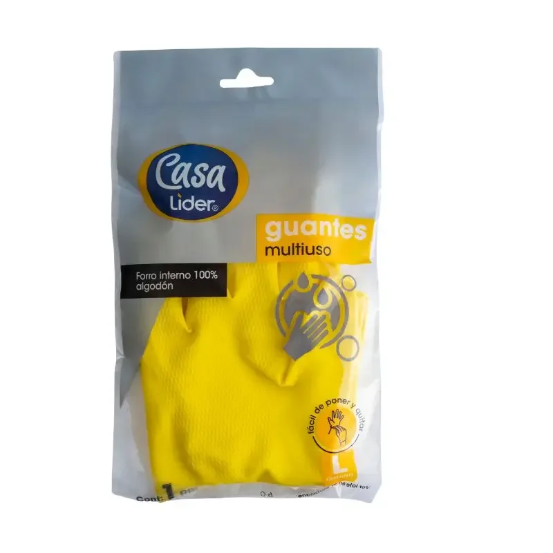Guantes Multiuso Amarillo Casa Líder Talla L