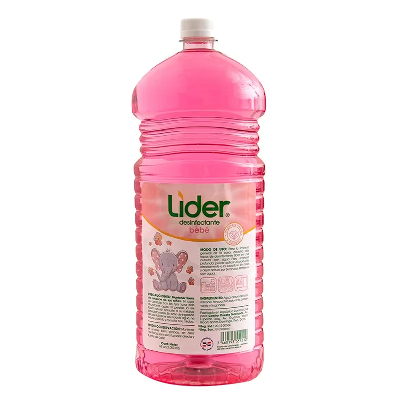 Desinfectante Fragancia Bebe Casa Líder 2000 Ml