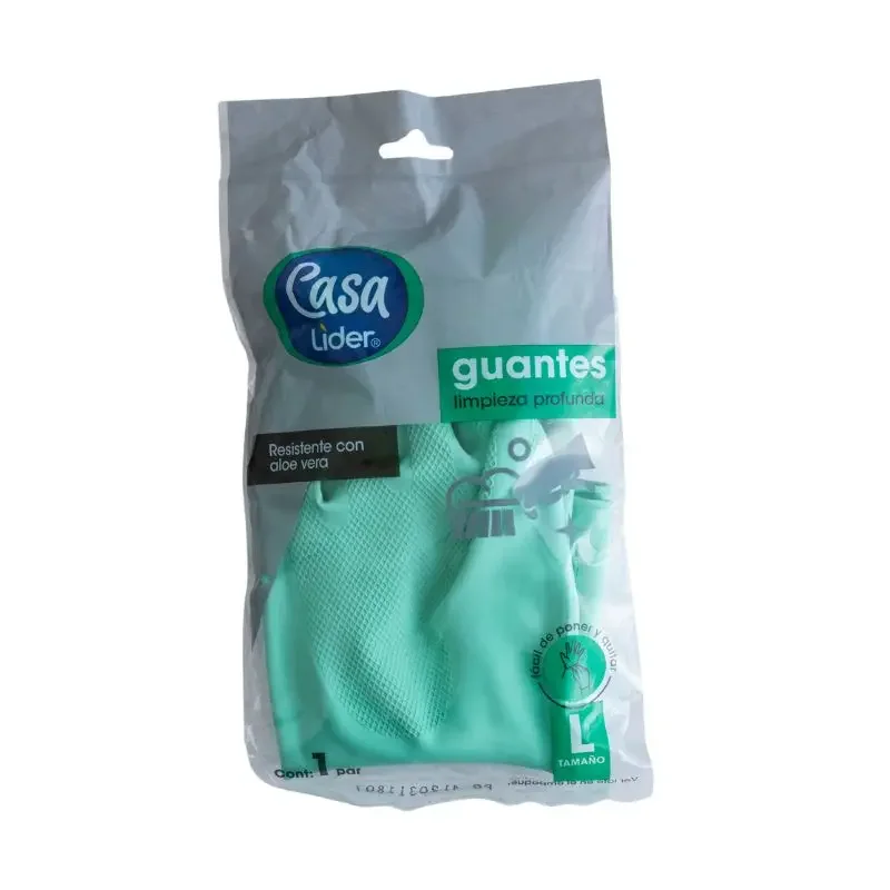 Guantes Limpieza Profunda Casa Líder Talla L