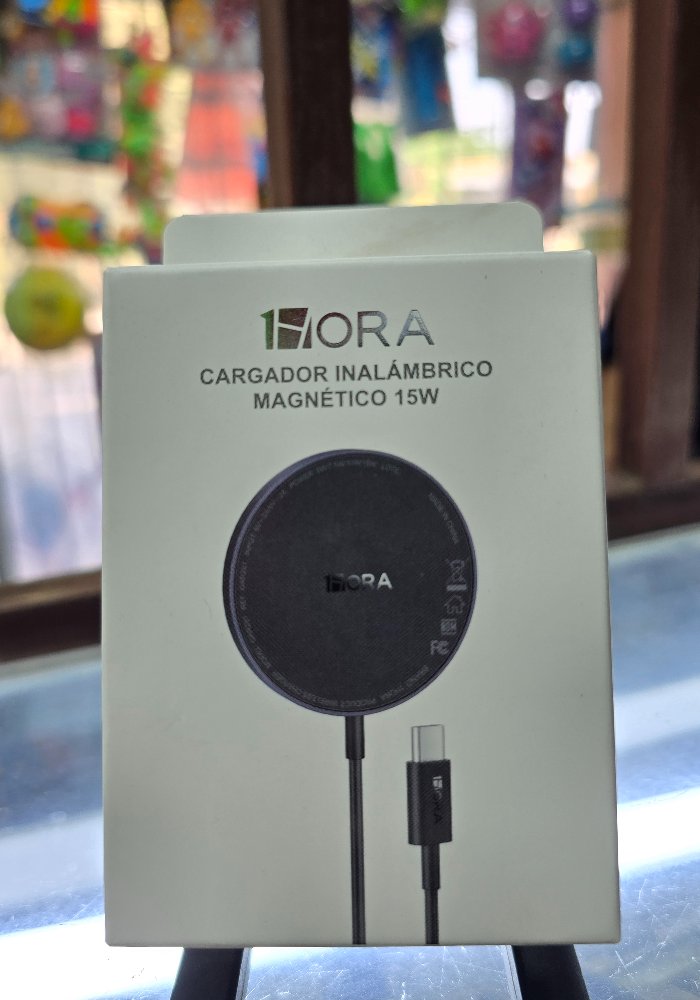 CARGADOR INALÁMBRICO 15W GAR281 MAGNETICO 1 HORA