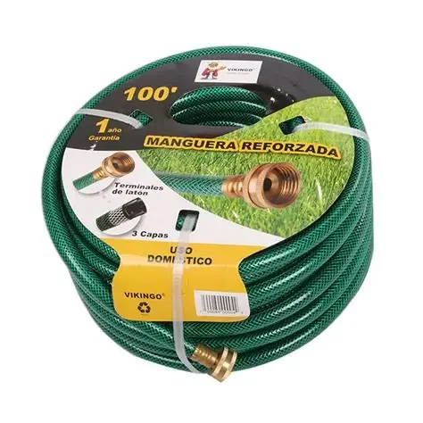 MANGUERA JARDIN 100 PIE REFORZADA VIKI
