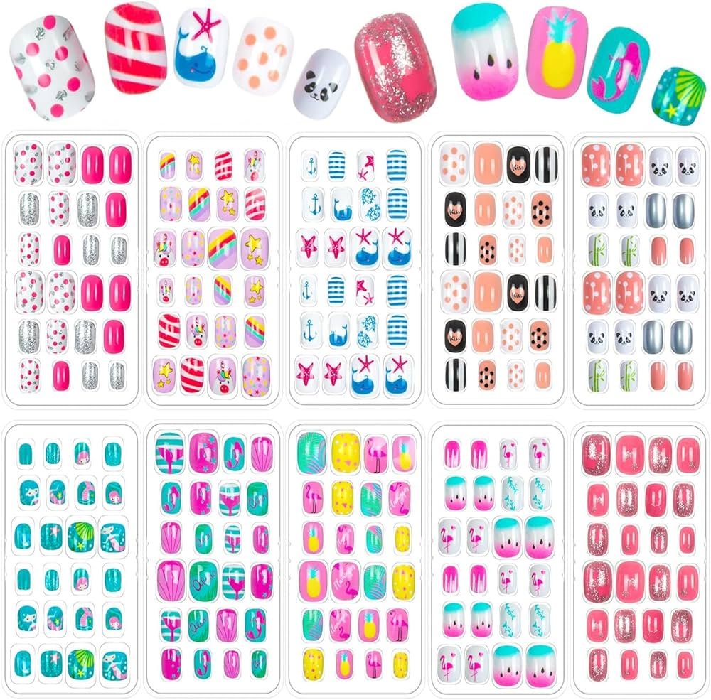 UÑAS POSTISAS P/ NIÑA