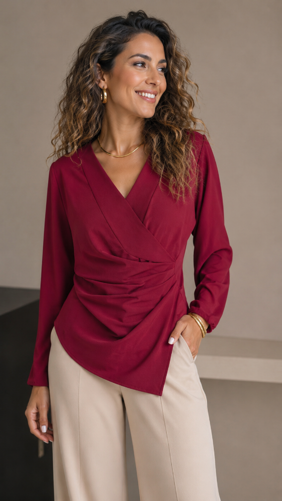 Blusa Plissé