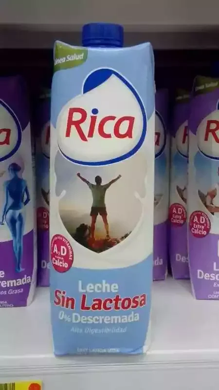 Leche Rica Sin Lactosa 1 lt