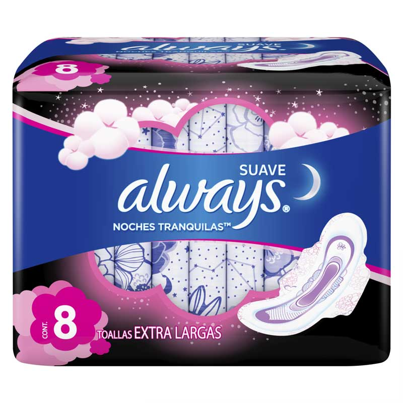 Toallas Always Exta Laerga 8 un