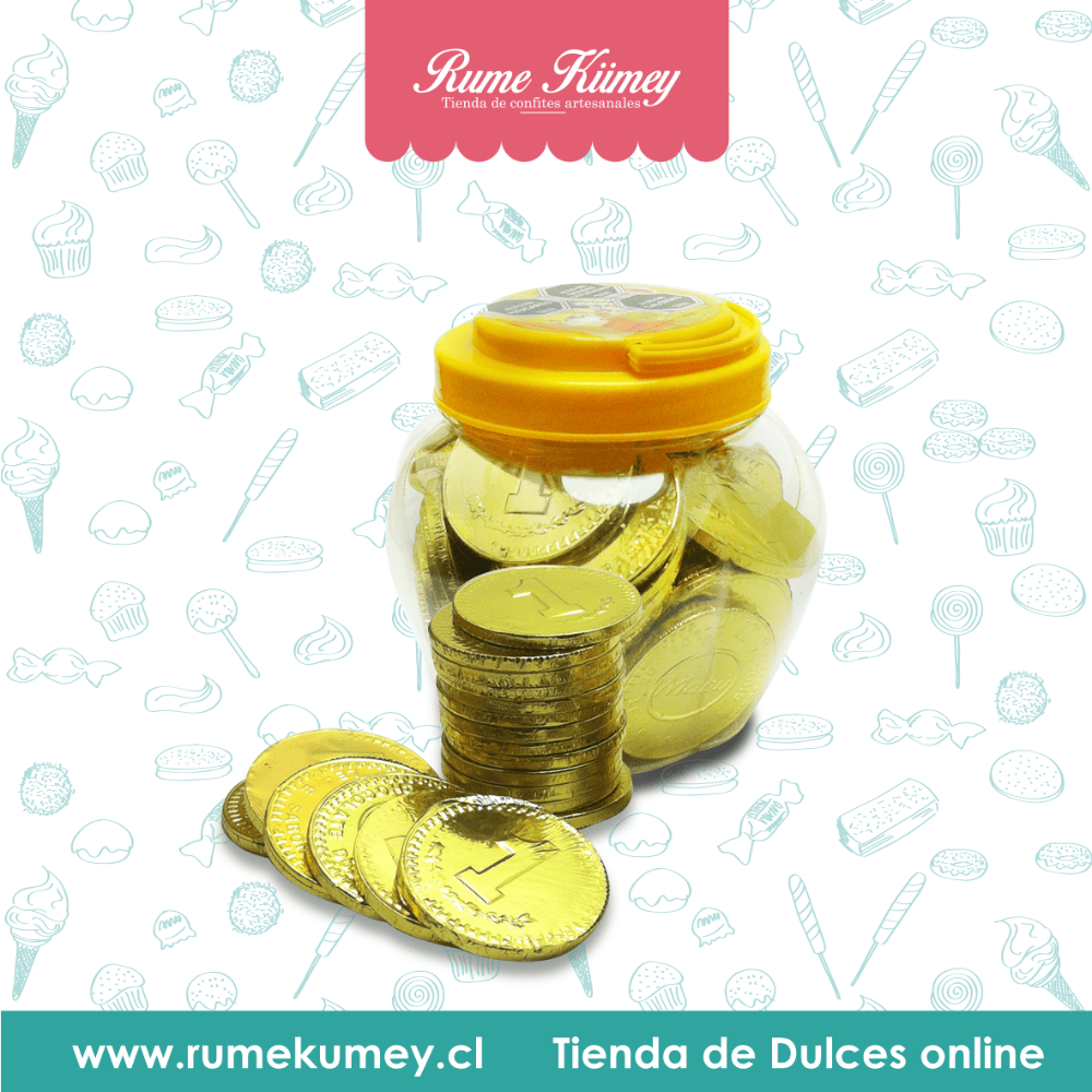 Monedas de chocolate