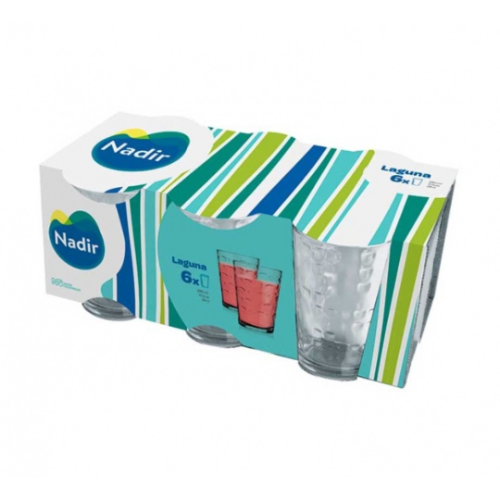 vaso de vidrio nadir x6