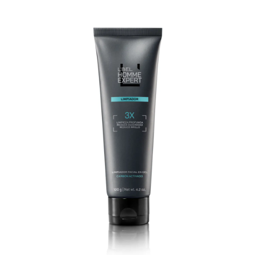 limpiador facial en gel para caballero