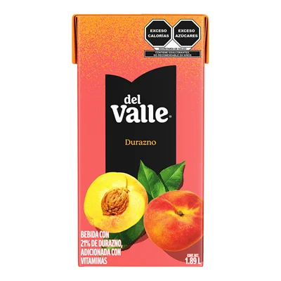 Del valle durazno de 190 ml