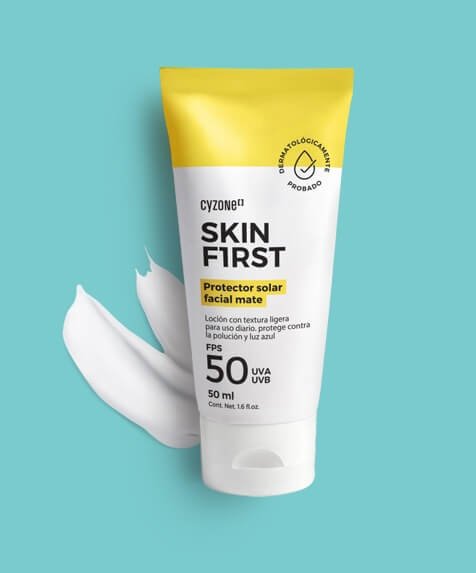 Protector solar skin first
