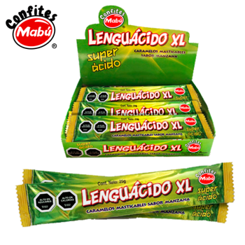 Caramelo whacky  masticable con centro acido