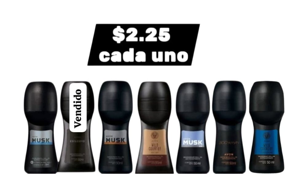 Desodorante de hombre Avon