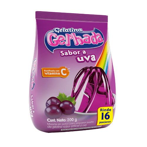 Gelatina gerhada de uva 200g