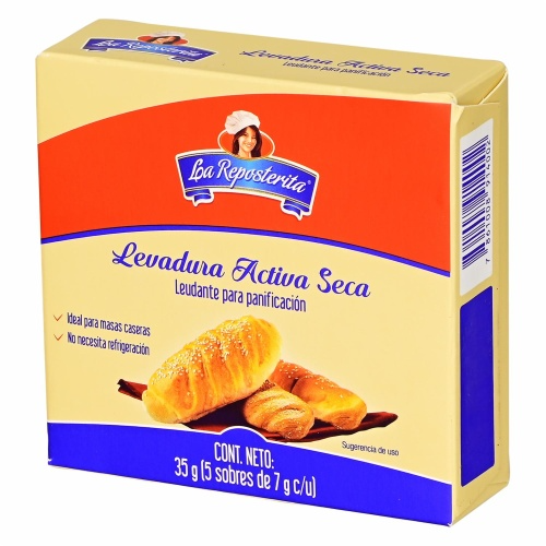 La reposterita levadura seca 7 g