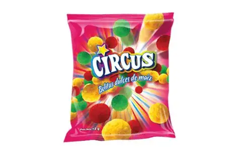 Superior  circus bolita dulce de maíz 12 g