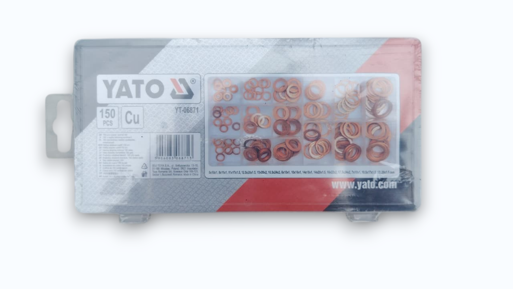 Golillas de cobre Yato 153 pcs
