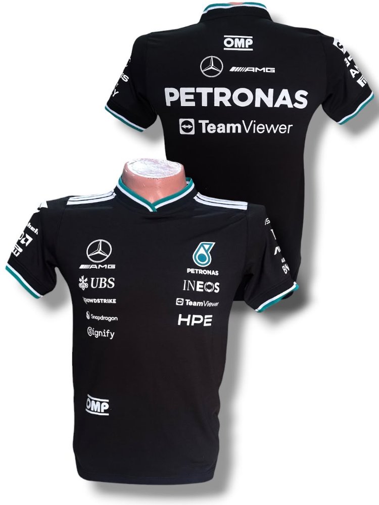 CAMISETA - NEGRA - MERCEDES