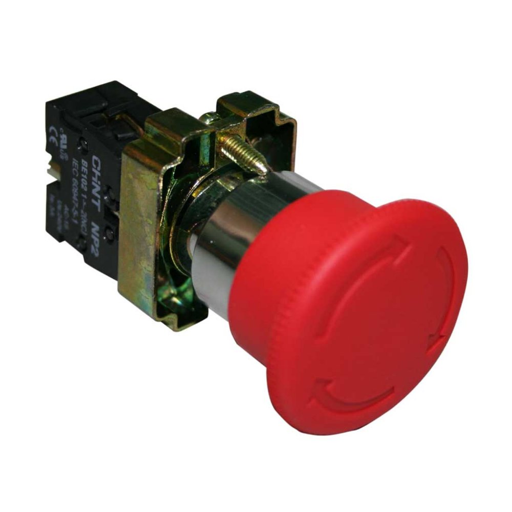 BOTON T/HONGO EMERGENCIA 22mm CB6-BS542
