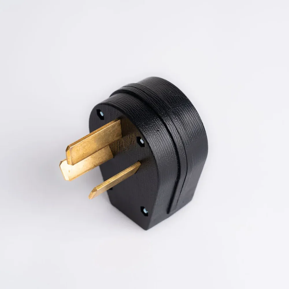 ESPIGA POLARIZADA NEGRA 50 AMP 125/250V #80BK EAGLE