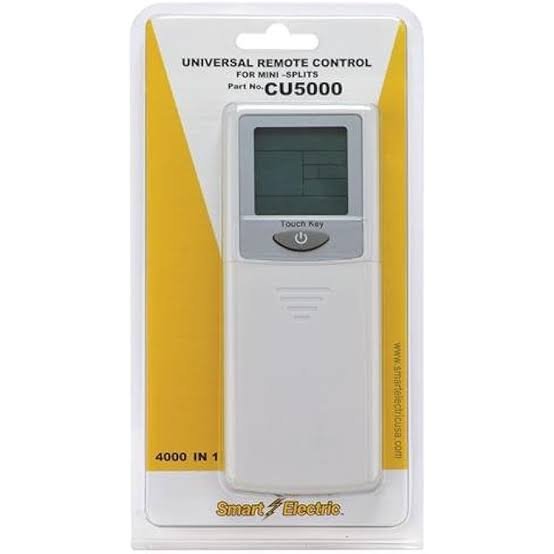 CONTROL REMOTO UNIVERSAL MINISPLIT 5000 COD. SMARTELECTRIC