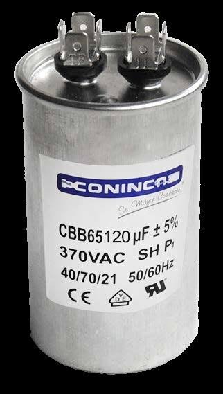 CAPACITOR DE MARCHA 20 MFD 370 VAC.