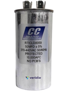 CAPACITOR DE MARCHA 50 MFD 370VAC