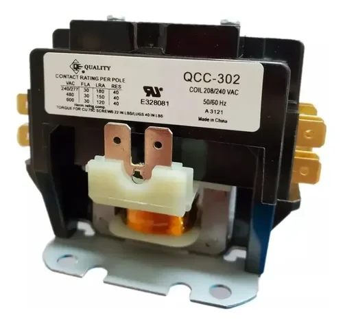 CONTACTOR 30AMP 2POLOS 240V QCC-302 QUALITY